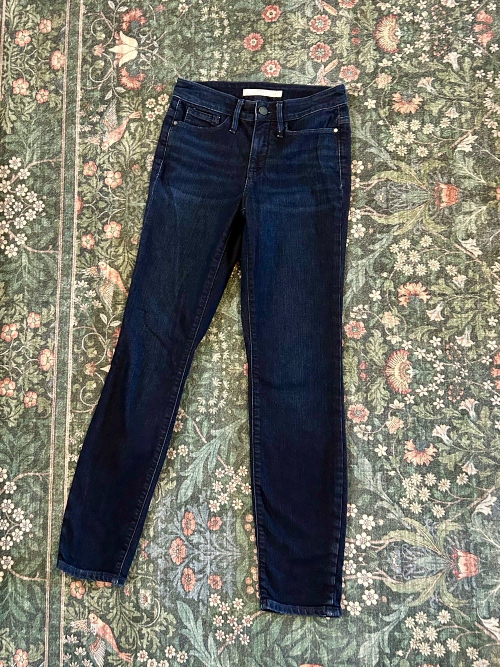 Athleta navy blue skinny jeans